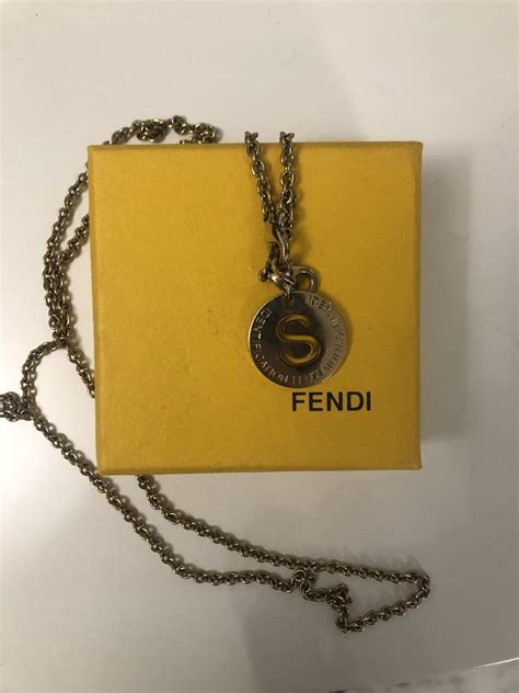 collana fendi iniziale costo|Collane per Donna .